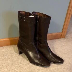 Cole Haan Brown Heeled Boots